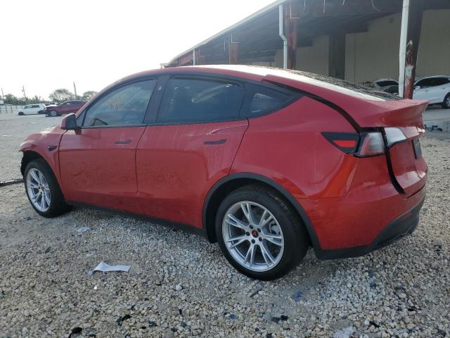 7SAYGDEE8RA216607 - 2024 TESLA MODEL Y RED photo 2