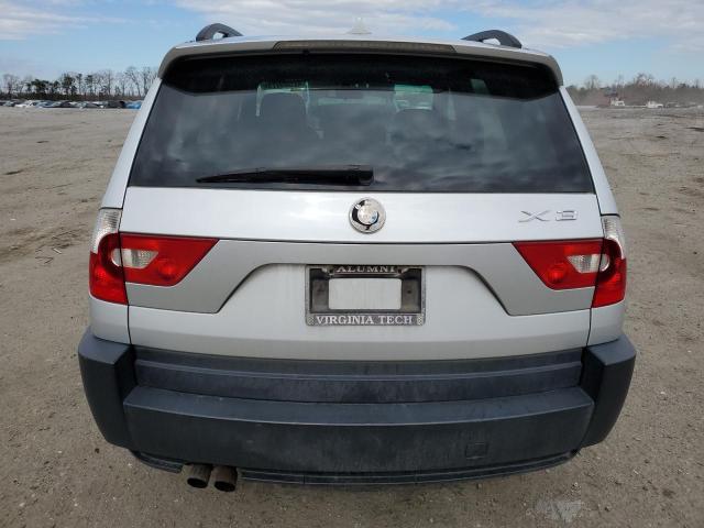 WBXPA73444WB29306 - 2004 BMW X3 2.5I SILVER photo 6