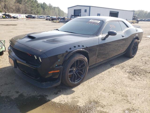 2C3CDZFJ2NH179784 - 2022 DODGE CHALLENGER R/T SCAT PACK BLACK photo 1