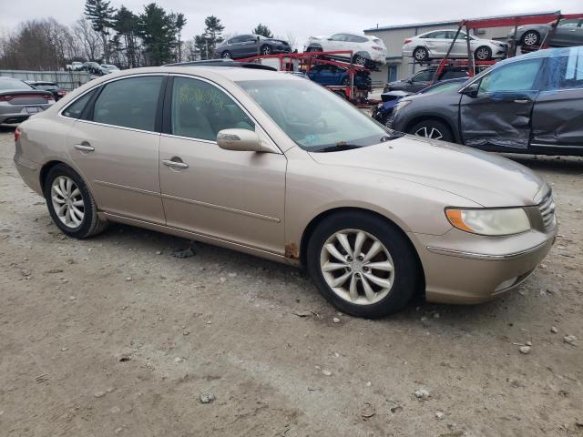 KMHFC46F87A163144 - 2007 HYUNDAI AZERA SE TAN photo 4