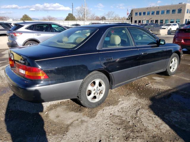 JT8BF28G9W0103655 - 1998 LEXUS ES 300 BLACK photo 3