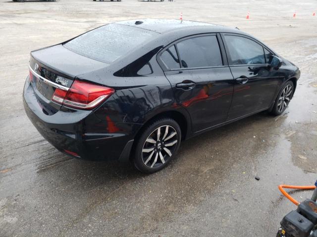 19XFB2F9XFE091977 - 2015 HONDA CIVIC EXL შავი ფოტო 3