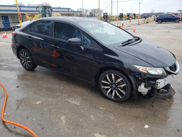 19XFB2F9XFE091977 - 2015 HONDA CIVIC EXL შავი ფოტო 4