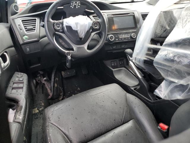 19XFB2F9XFE091977 - 2015 HONDA CIVIC EXL შავი ფოტო 8
