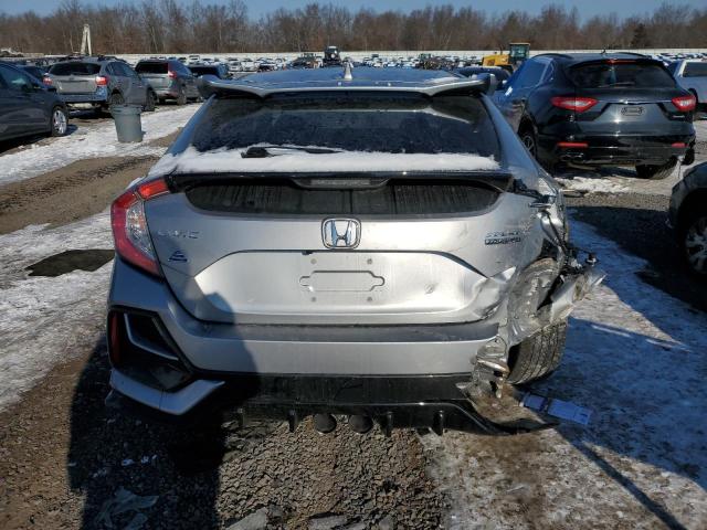 SHHFK7H98MU413158 - 2021 HONDA CIVIC SPORT TOURING SILVER photo 6
