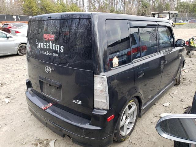 JTLKT334X64043928 - 2006 TOYOTA SCION XB Siyah fotoğraf 3