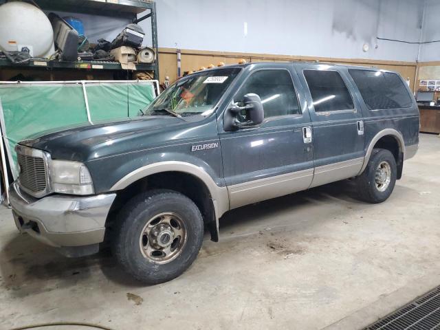 1FMSU43F1YED18045 - 2000 FORD EXCURSION LIMITED GREEN photo 1