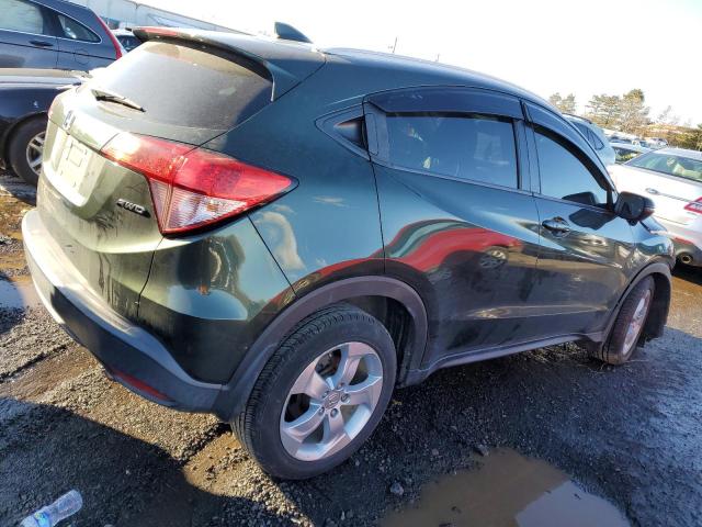 3CZRU6H71GM707240 - 2016 HONDA HR-V EXL GREEN photo 3