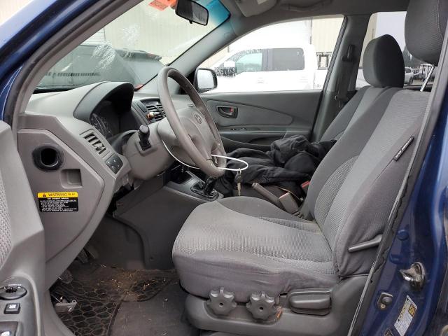 KM8JM12BX6U361472 - 2006 HYUNDAI TUCSON GL BLUE photo 7