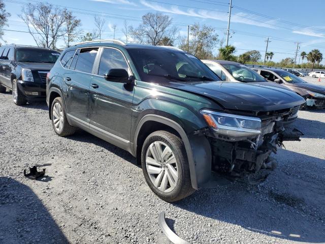 1V2ER2CAXMC527560 - 2021 VOLKSWAGEN ATLAS SEL Yaşıl foto 4