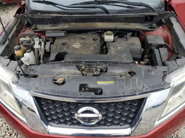 5N1AR2MN2FC676982 - 2015 NISSAN PATHFINDER S RED photo 12