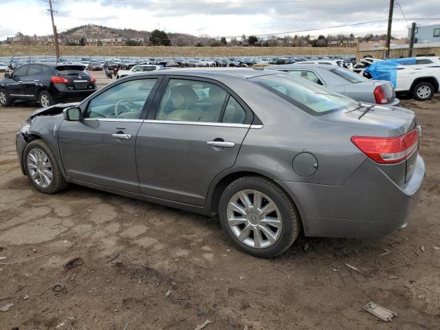 3LNHL2JC8CR801452 - 2012 LINCOLN MKZ GRAY photo 2