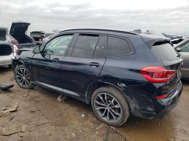5UXTY9C00M9G99879 - 2021 BMW X3 XDRIVEM40I BLUE photo 2