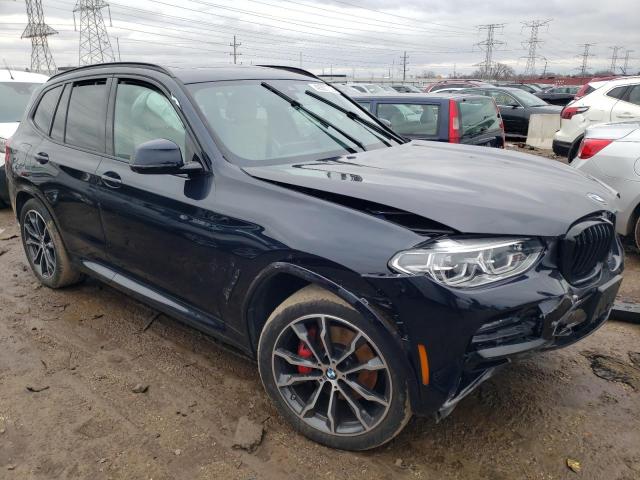 5UXTY9C00M9G99879 - 2021 BMW X3 XDRIVEM40I BLUE photo 4