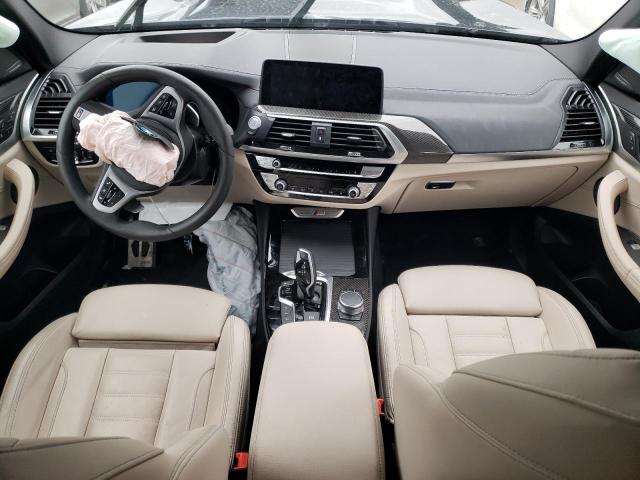 5UXTY9C00M9G99879 - 2021 BMW X3 XDRIVEM40I BLUE photo 8