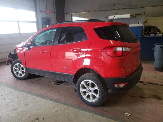 MAJ6S3GL8LC370711 - 2020 FORD ECOSPORT SE RED photo 2