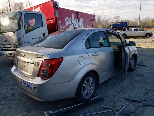 1G1JA5SH4C4169929 - 2012 CHEVROLET SONIC LS 银色 照片 3