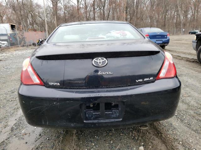 4T1CA30P04U019375 - 2004 TOYOTA CAMRY SOLA SE BLACK photo 6