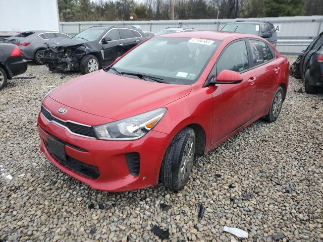 3KPA24AB7KE198527 - 2019 KIA RIO S RED photo 1