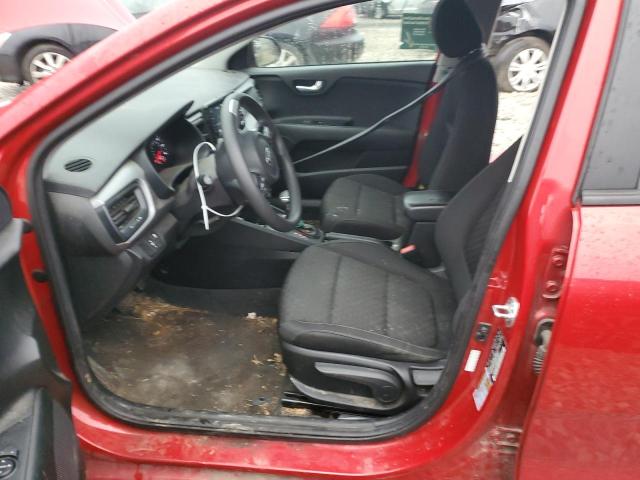 3KPA24AB7KE198527 - 2019 KIA RIO S RED photo 7