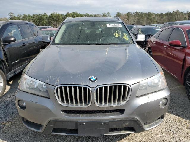 5UXWX9C53E0D42620 - 2014 BMW X3 XDRIVE28I GRAY photo 5