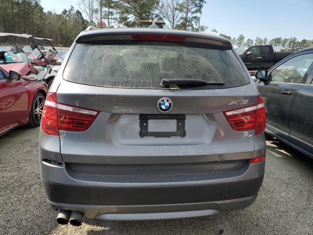 5UXWX9C53E0D42620 - 2014 BMW X3 XDRIVE28I GRAY photo 6