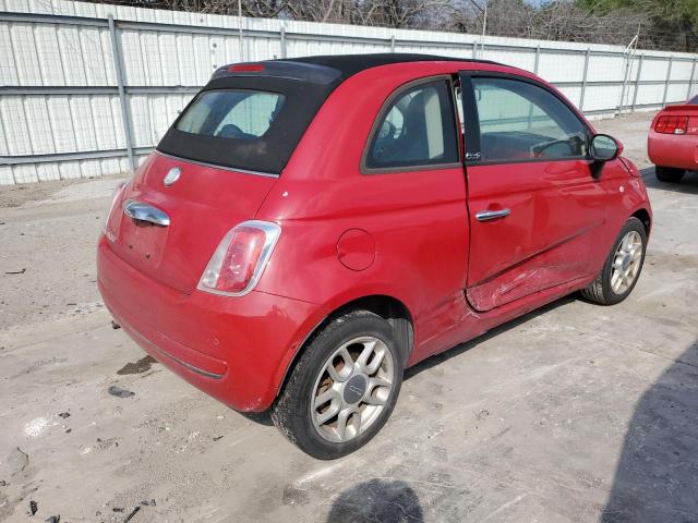 3C3CFFDR7CT120851 - 2012 FIAT 500 POP RED photo 3