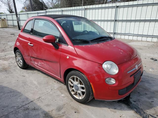 3C3CFFDR7CT120851 - 2012 FIAT 500 POP RED photo 4