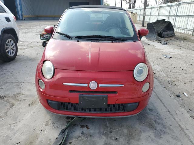 3C3CFFDR7CT120851 - 2012 FIAT 500 POP RED photo 5