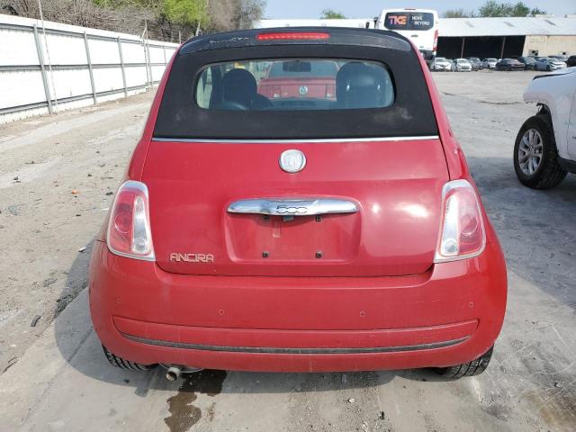 3C3CFFDR7CT120851 - 2012 FIAT 500 POP RED photo 6