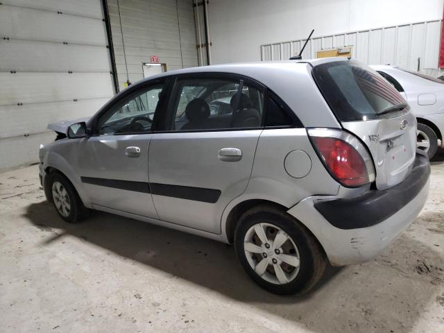 KNADE243796440128 - 2009 KIA RIO 5 SX SILVER photo 2