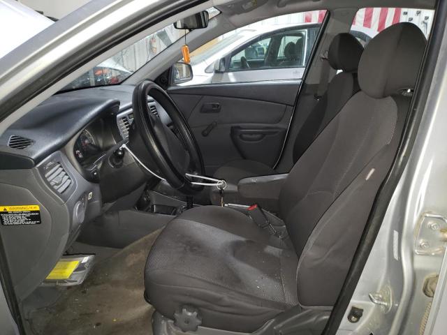 KNADE243796440128 - 2009 KIA RIO 5 SX SILVER photo 7