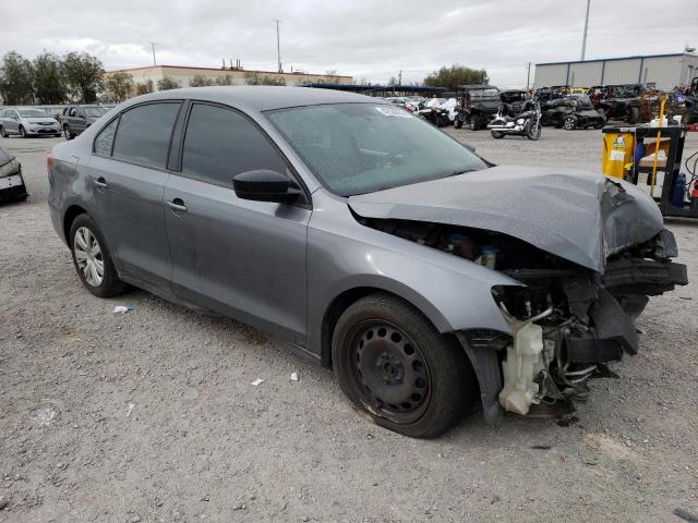 3VW2K7AJ3CM385099 - 2012 VOLKSWAGEN JETTA BASE GRAY photo 4