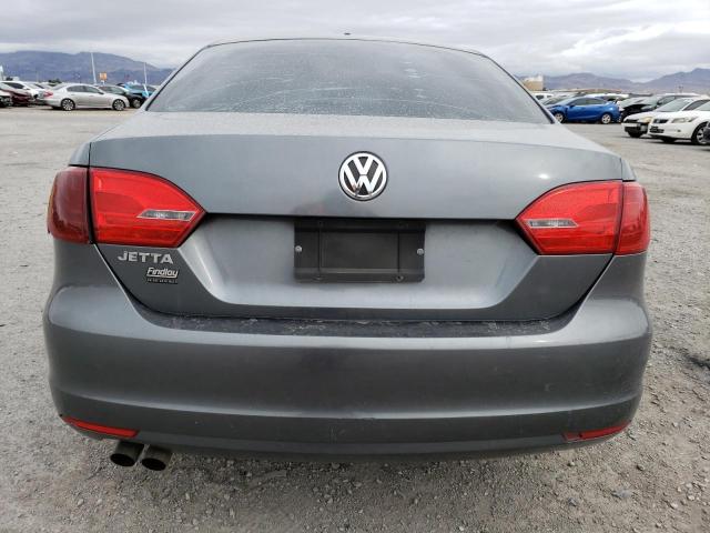 3VW2K7AJ3CM385099 - 2012 VOLKSWAGEN JETTA BASE GRAY photo 6