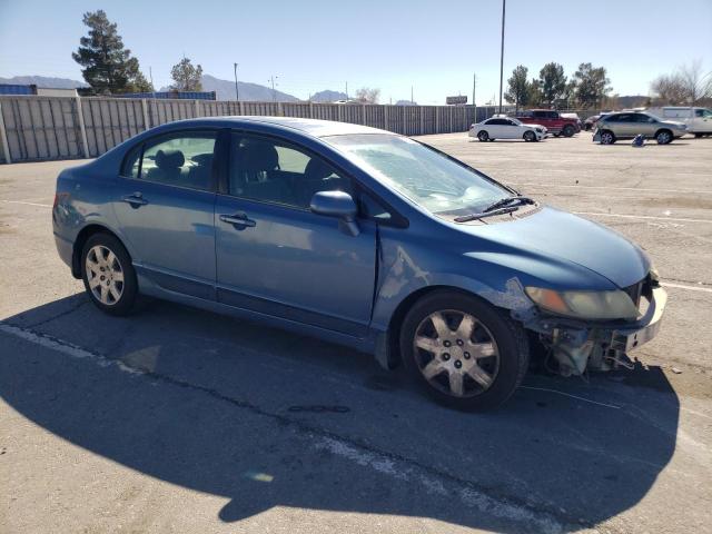 19XFA16559E007563 - 2009 HONDA CIVIC LX BLUE photo 4