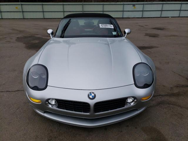 WBAEJ13422AH61360 - 2002 BMW Z8 SILVER photo 5