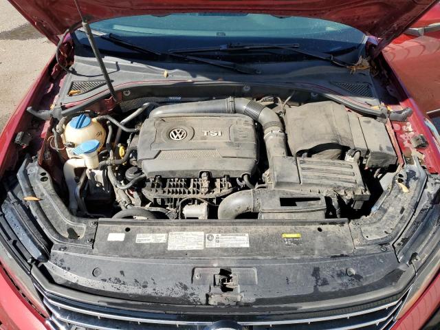 1VWDT7A31HC026771 - 2017 VOLKSWAGEN PASSAT R-LINE Bordeaux Foto 11