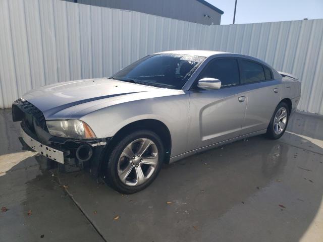 2C3CDXBG2DH678131 - 2013 DODGE CHARGER SE SILVER photo 1