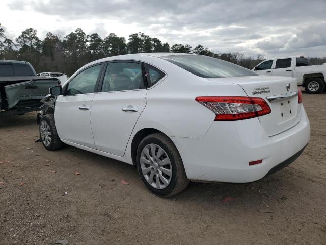 3N1AB7AP3FY281599 - 2015 NISSAN SENTRA S WHITE photo 2