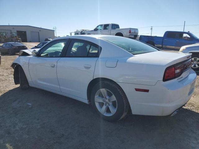 2C3CDXBG1CH119023 - 2012 DODGE CHARGER SE WHITE photo 2