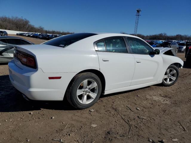 2C3CDXBG1CH119023 - 2012 DODGE CHARGER SE WHITE photo 3