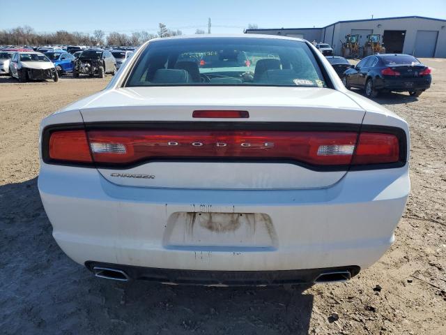 2C3CDXBG1CH119023 - 2012 DODGE CHARGER SE WHITE photo 6