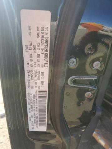 1C6RR6LT8ES184886 - 2014 RAM 1500 SLT BLACK photo 12