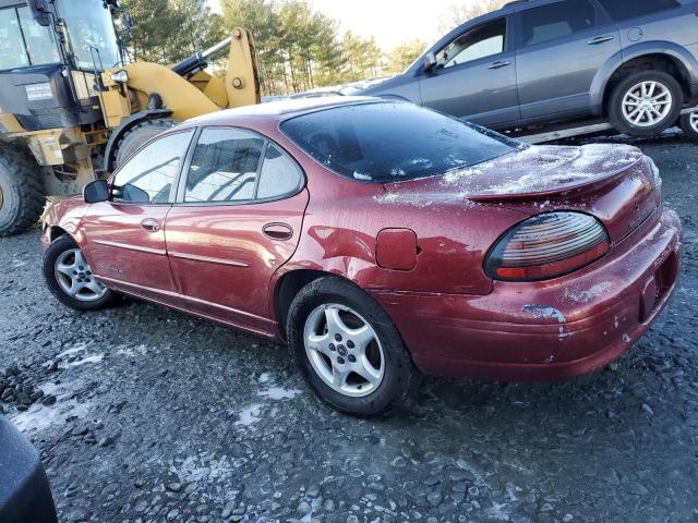 1G2WK52J71F256386 - 2001 PONTIAC GRAND PRIX SE RED photo 2