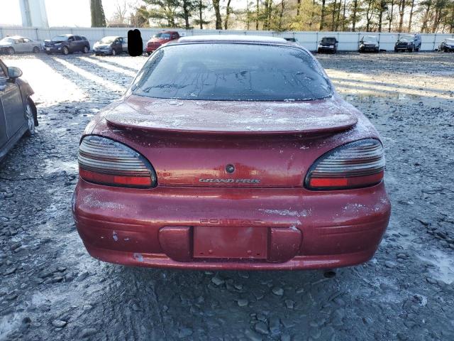 1G2WK52J71F256386 - 2001 PONTIAC GRAND PRIX SE RED photo 6