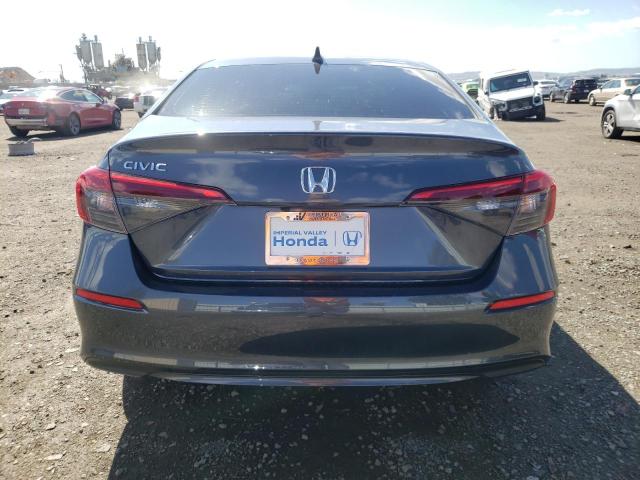 2HGFE1F72PH305500 - 2023 HONDA CIVIC SEDA EX GRAY photo 6