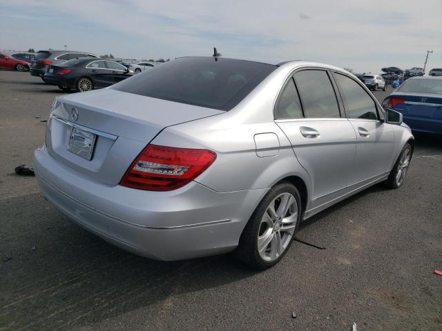 WDDGF4HB6EG248784 - 2014 MERCEDES-BENZ C 250 SILVER photo 3