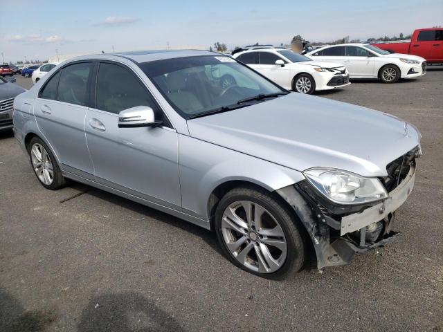 WDDGF4HB6EG248784 - 2014 MERCEDES-BENZ C 250 SILVER photo 4