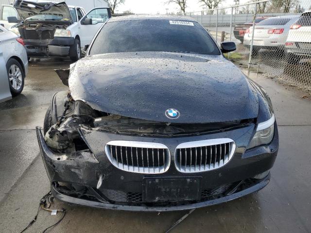 WBAEA53558CV90825 - 2008 BMW 650 I BLACK photo 5