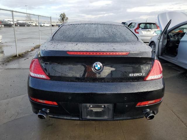 WBAEA53558CV90825 - 2008 BMW 650 I BLACK photo 6